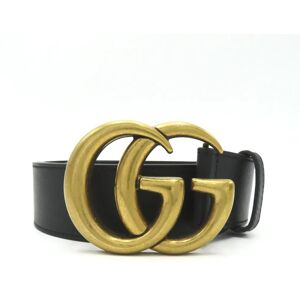 Gucci GG Marmont leather belt Black leather 397660AAA5Z100095