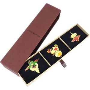 LOUIS VUITTON Hair Barrette 3 Set Panda Onion Head Flower Boy M92595 89900