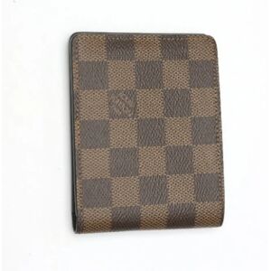 LOUIS VUITTON Portefeuille Slender Damier Compact N61208  Brown Bifold Wallet LV