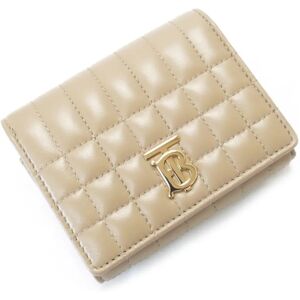 Burberry Lola Folding Wallet Trifold Beige Pink 80667861 Women's