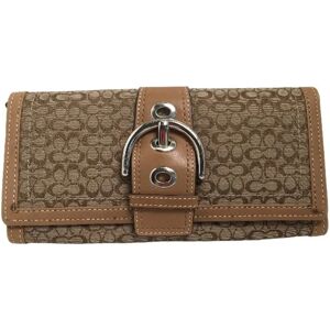 COACH long wallet  brown