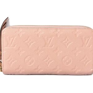 LOUIS VUITTON Wallet  Long Zippy Monogram Empreinte M64090 Rose Poudre