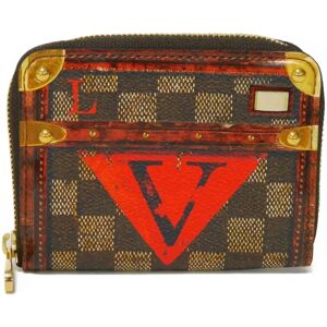 LOUIS VUITTON Wallet/Coin Case Transformed Zippy Coin Purse Trompe L'oeil 18AW Damier Trunk Time M52745 Men's Women's