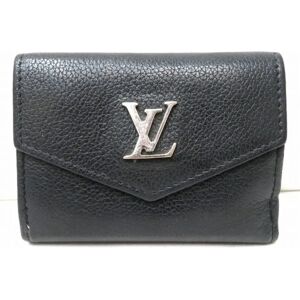 LOUIS VUITTON Portefeuille Rock Mini M63921 Noir Trifold Wallet Men's Women's