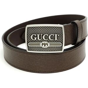 Gucci Buckle Women's/Men's Belt 523311 Leather Brown