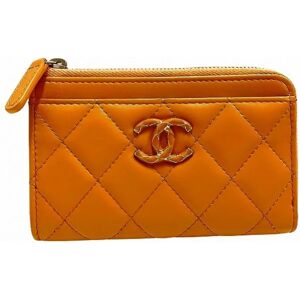 Chanel Matelasse Zip Coin Case Women's Wallet