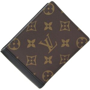 LOUIS VUITTON Bifold Wallet Monogram Macassar Portefeuille Mindoro M60411 Men's