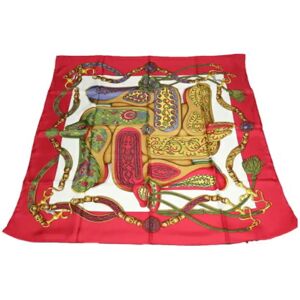 Hermes Kare90 Festival  Red Scarf