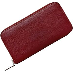 Long Wallet Azap Bordeaux Rouge Glenat Silk In Leather Epson HERMES Round Ladies