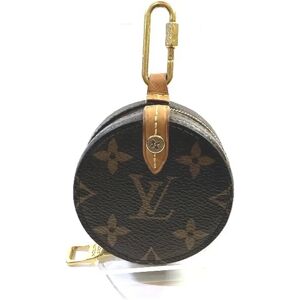 LOUIS VUITTON Monogram M68524 Round Coin Case Brand Accessories Men's Women's