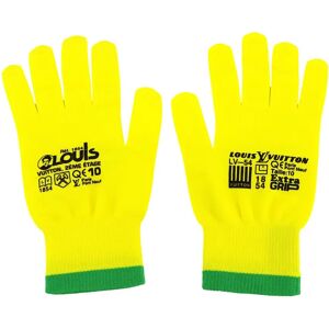 LOUIS VUITTON Gon RGB Gloves Nylon Yellow Green MP2370