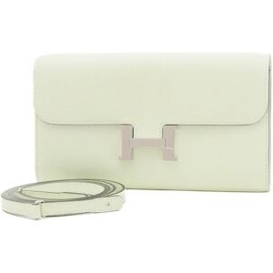 Hermes Constance Two Go Wallet Epson Vert Fizz B engraved