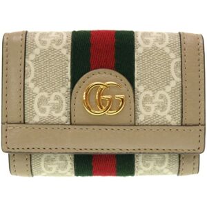 Gucci Ophidia GG Canvas Beige 735099 Trifold Wallet 0065