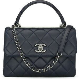 Chanel Trendy CC Small Navy Blue Lambskin Ruthenium Hardware 2015