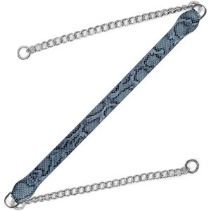 Sarah Haran Accessories Sarah Haran Gemini Strap - Textured - Silver / Blue Python Blue Fairy - Female