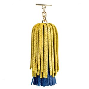 Sarah Haran Accessories Sarah Haran Double Pompom Tassel - Textured - Gold / Sunshine Glitter Submarine - Female