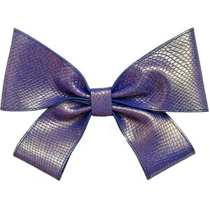 Sarah Haran Accessories Sarah Haran Deco Bow - Textured - Silver / Blue Glitter - Female