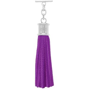 Sarah Haran Accessories Sarah Haran Capsule Tassel - Pop of Colour - Silver / Amethyst - Female