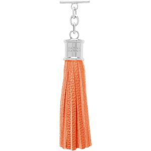 Sarah Haran Accessories Sarah Haran Capsule Tassel - Pop of Colour - Silver / Tangerine - Female