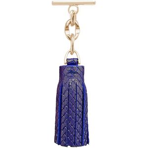 Sarah Haran Accessories Sarah Haran Mini Tassel - Textured - Gold / Blue Glitter - Female