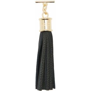 Sarah Haran Accessories Sarah Harah Leather Handbag Tassel - Gold / Black - Gold / Black - Female