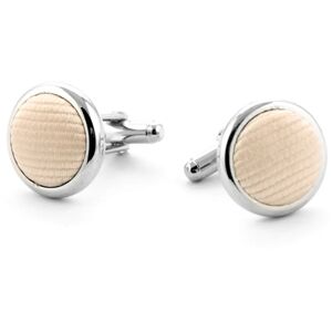 Suitable Silk Cufflinks Champagne F10 Off-White- male