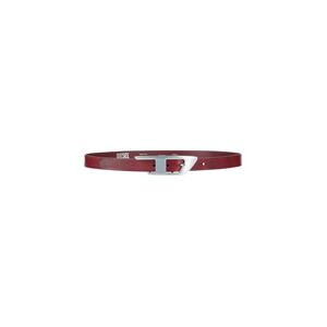 DIESEL Belt Unisex - Burgundy - 36,38,39.5,42