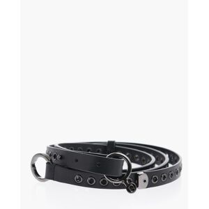 Christian Dior Leather Belt with Eyelets 15mm size 75 - Female