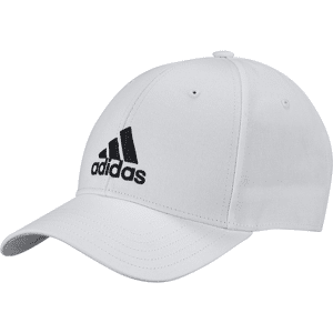 adidas Baseball Cap Colour: White, Size: Adult