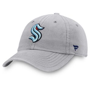 Men's Fanatics Gray Seattle Kraken Primary Logo Adjustable Hat - Male - Gray
