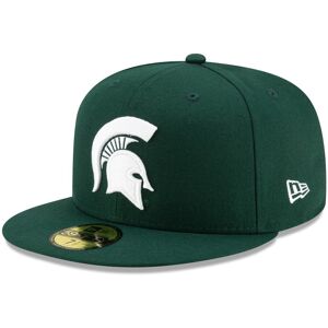 Men's New Era Green Michigan State Spartans Primary Team Logo Basic 59FIFTY Fitted Hat - Male - Green