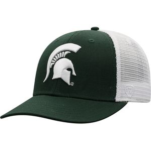 Men's Top of the World Green/White Michigan State Spartans Trucker Snapback Hat - Male - Green