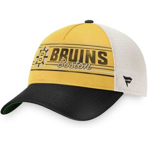 Men's Fanatics Branded Gold/Black Boston Bruins True Classic Retro Trucker Snapback Hat - Male - Gold