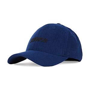 The Kooples Corduroy Logo Cap  - Blue Petrol - Size: One Sizemale