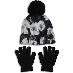 Capelli Girls' Tie Dyed Hat & Gloves Set - Big Kid  - Black - Size: Small