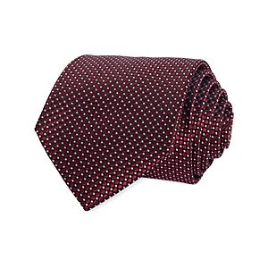 The Men's Store at Bloomingdale's Micro Dot Neat Silk Classic Tie - 100% Exclusive  - Black/Red - Size: One Sizemale