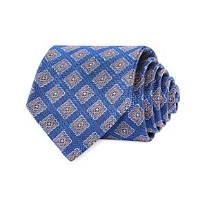 The Men's Store at Bloomingdale's Square Medallion Silk Classic Tie - 100% Exclusive  - Light Blue - Size: One Sizemale