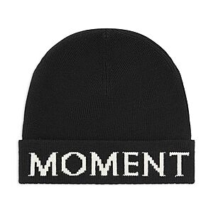 Perfect Moment Logo Wool Beanie  - Black/White