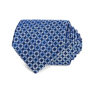 The Men's Store at Bloomingdale's Woven Link Classic Tie 100% Exclusive  - Navy/blue - Size: One Sizemale