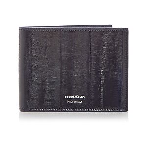 Ferragamo Snakeskin Bifold Wallet  - Midnight - Size: One Sizemale