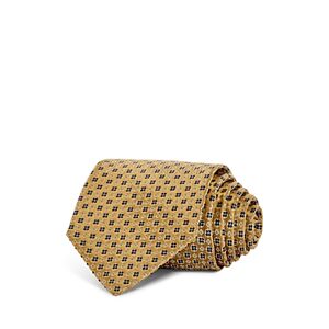 The Men's Store at Bloomingdale's Floral Medallion Silk Classic Tie - 100% Exclusive  - Gold - Size: One Sizemale