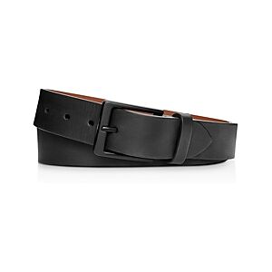 Shinola Men's Lightning Bolt Keeper Belt  - Black - Size: 34male