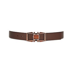 Ferragamo Men's Double Gancini Reversible Leather Belt  - Cocoa Brown - Size: 105 cm / 42 inmale