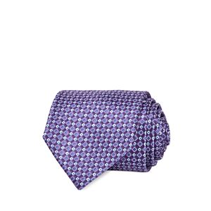 The Men's Store at Bloomingdale's Geometric Print Silk Classic Tie - 100% Exclusive  - Purple - Size: One Sizemale