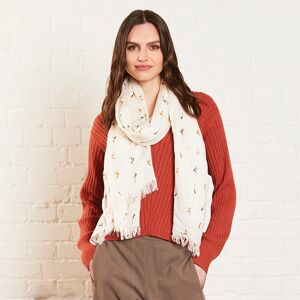 Nomads Printed Scarf - White