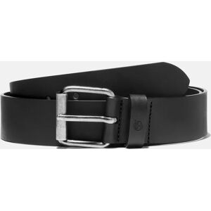 Timberland Leather Belt For Men In Black Black, Size M