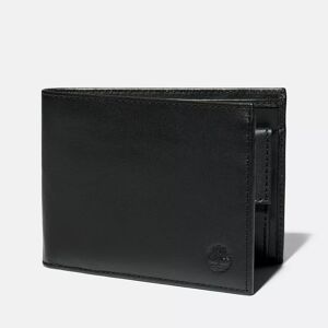 Timberland Kittery Point Bifold Wallet For Men In Black Black, Size ONE