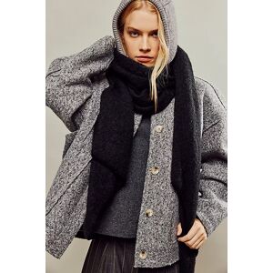 Rangeley Recycled Blend Scarf at Free People in Black - female