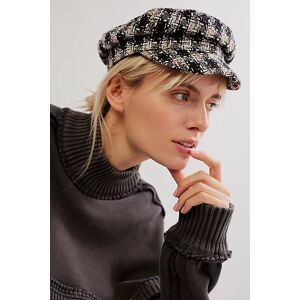 Spence Tweed Lieutenant Hat by Mossant at Free People in Black - female