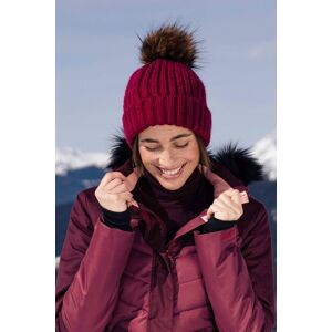 Mountain Warehouse Geneva Borg Lined Womens Thermal Beanie - Red - Red - Size: ONE